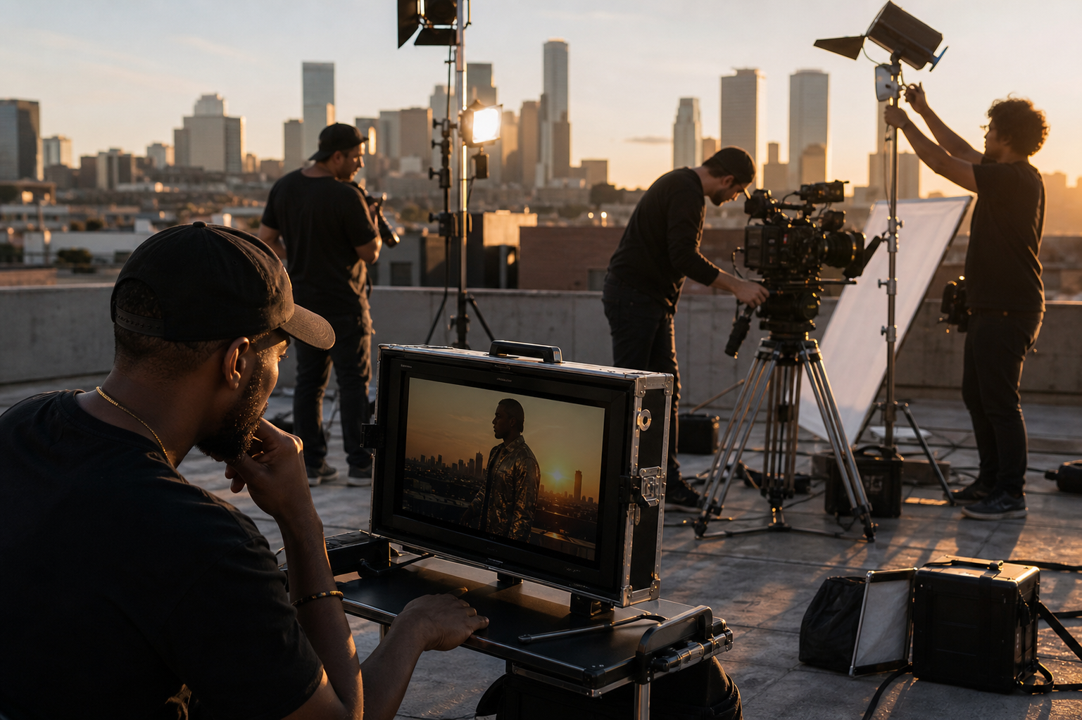 Behind the scenes